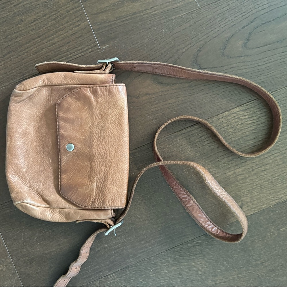 Brown Leather Crossbody Bag